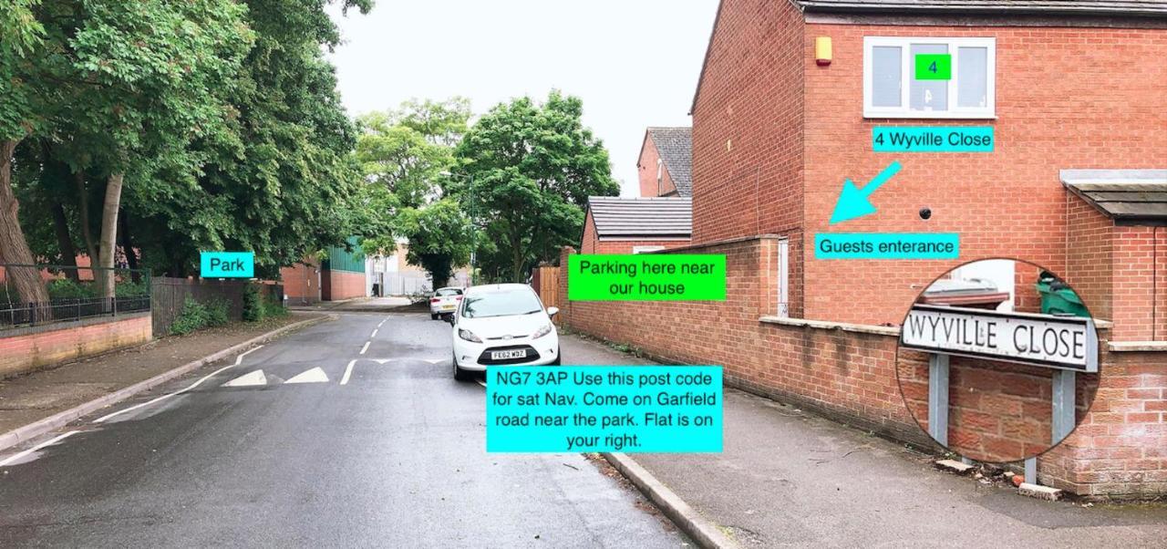 Flat 1 - Entire Modern Studio With En-Suite And Free Parking Close To Qmc, City Centre & Notts Uni นอตติงแฮม ภายนอก รูปภาพ